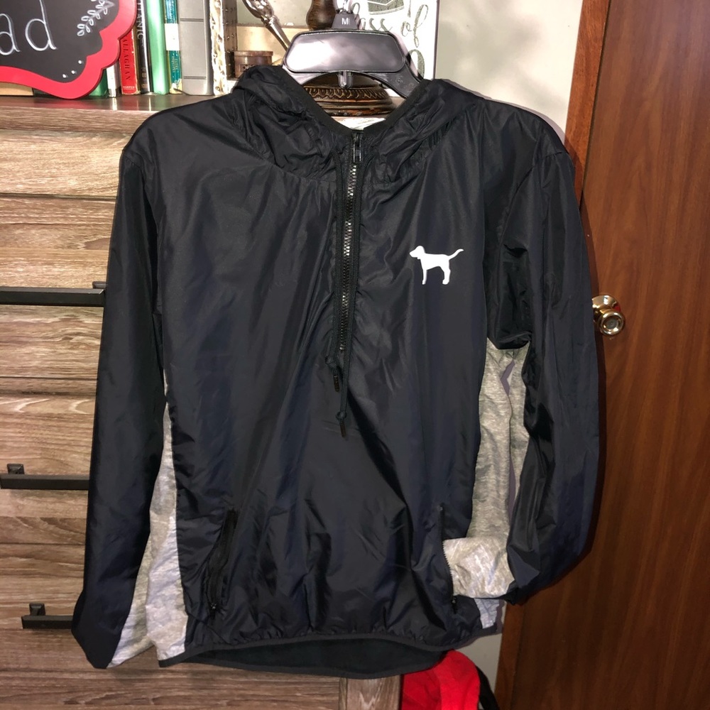 Pink Victoria secret rain jacket